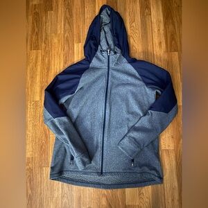Under Armour Blue and Gray Patterned Jacket